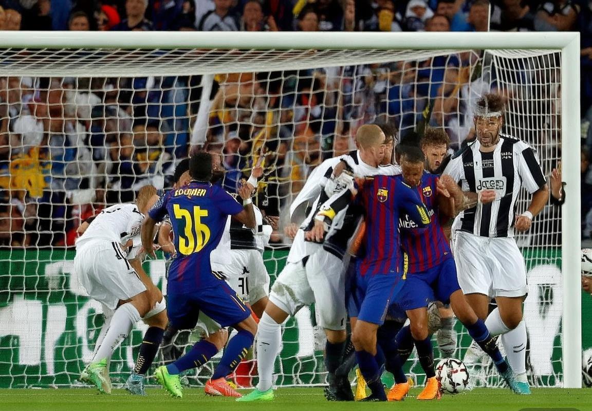 巴塞罗那VS尤文图斯：巅峰对决精彩回顾(图2)